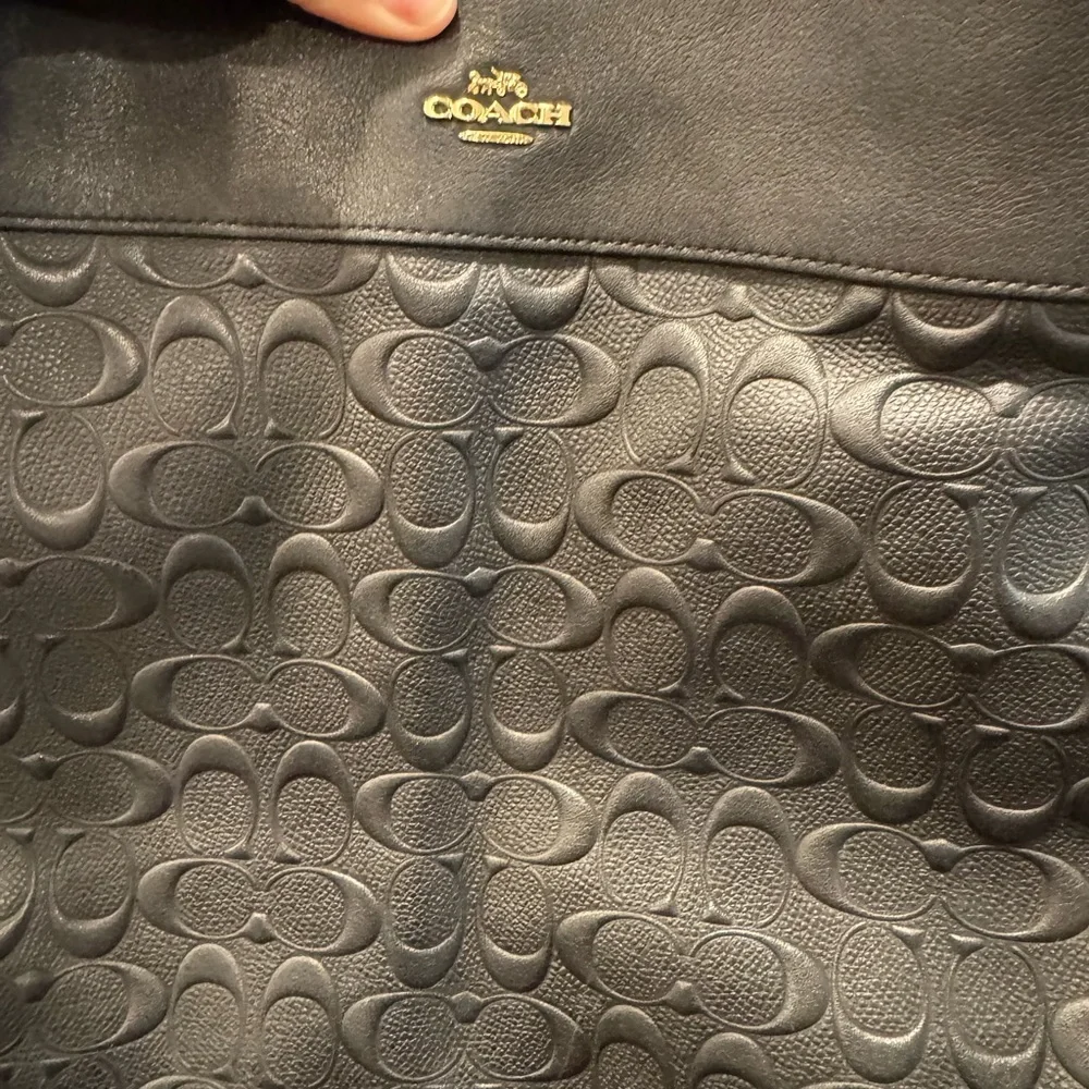Coach Lexy Shoulder Bag in Signature Black Leather See Description - Picture 4 of 10